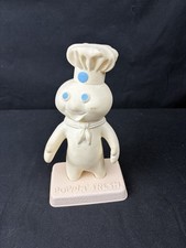 Vintage 1971 Pillsbury Doughboy Poppin Fresh 7 Vinyl Doll Figure w/ Stand