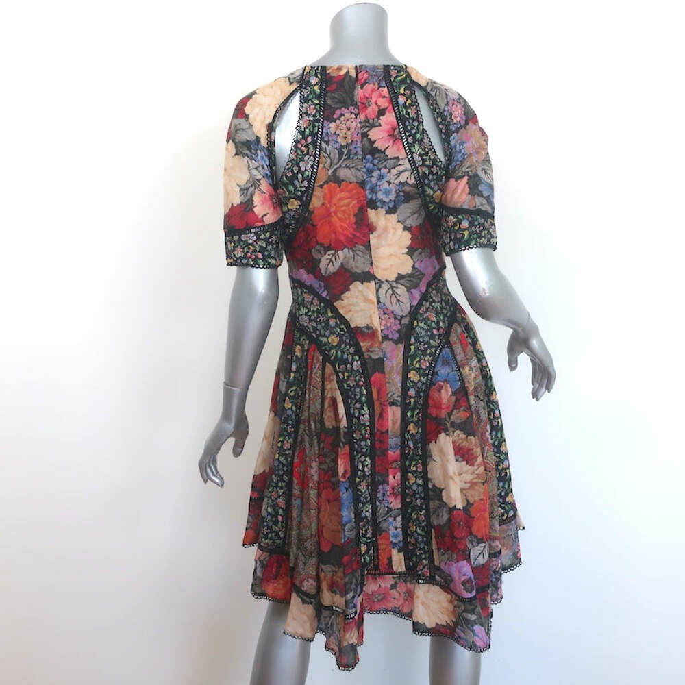 Zimmermann Trinity Artisan Patchwork Dress Multic… - image 5