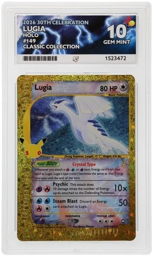 Lugia 149/147 - 30th Celebration Classic Collection - Ace 10