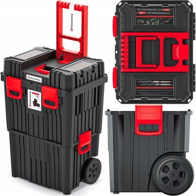 3in1 Rolling Organizer Tool Box 30kg, Heavy Series, Modular Box