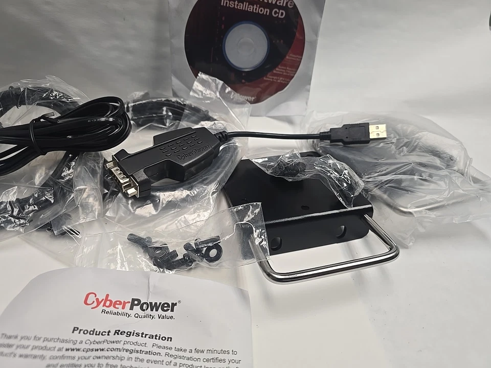 CyberPower PowerPanel Management Software CD Personal Edition Manual Cables - Image 4 of 4