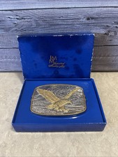 AMERICAN EAGLE BELT BUCKLE FROM INTERNATIONAL MONETARY MINT IN BOX WITH COA