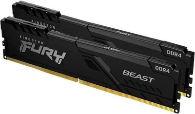 Kingston Fury Beast 16GB 2x8GB DDR4 RAM 2666MHz KF426C16BB/8