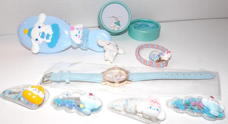 Sanrio Character CINNAMOROLL Hairbrush Necklace Bracelet Watch Mixed Lot #41