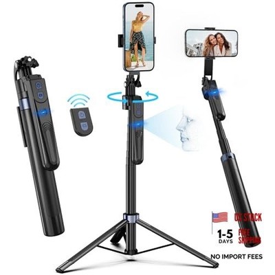 Auto Face Tracking Tripod 360 Rotation with Stand,Android and Black-Tripod