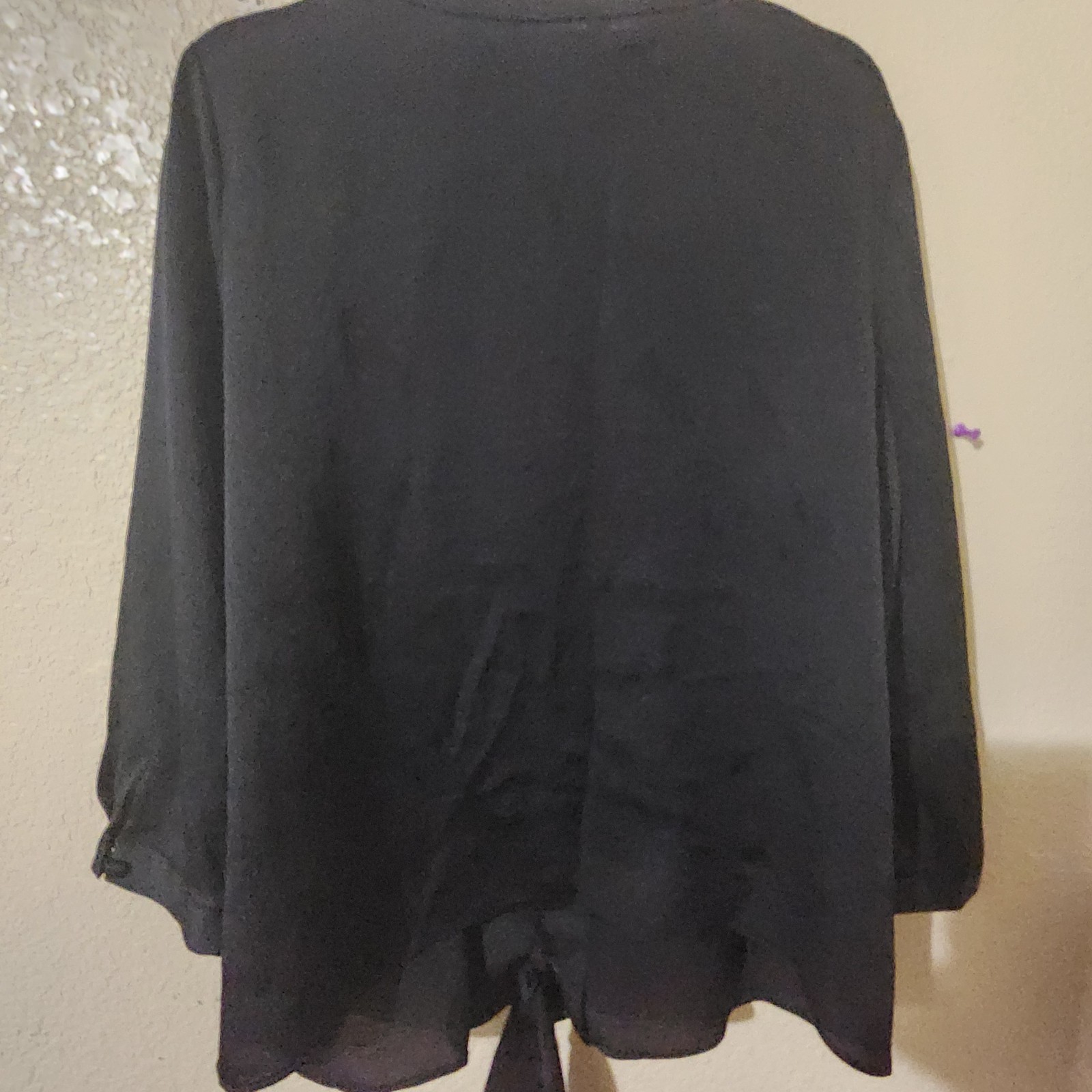 Large Express V-Neck Button Up Top - image 4