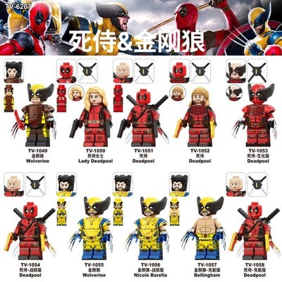 Custom Lego Marvel X-Mane Wolverine Deadpool Spiel Superheld Mini Figuren Spielzeug 10