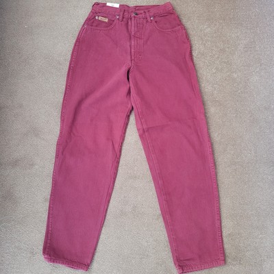 Damenjeans Wrangler hoher Bund gerades Bein bequem Stretch UK Größe 12 Vintage sehr guter Zustand