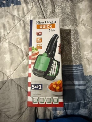 Genius Nicer Dicer Chef Messer-Set - Grün, 5-teilig