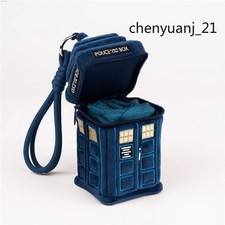 Doctor Who Tardis Call Box Plush Pendant Folding Printed Shopping Bag Tote Bags