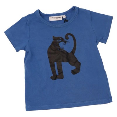 Mini Rodini, T-shirt, Größe: 80/86, Blau, Elasthan/Bio-Baumwolle, Print #pDR