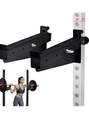 1,000 LBS Capacity - Premium Safety Squat Bar Attachment - Barbell Spotter Arms