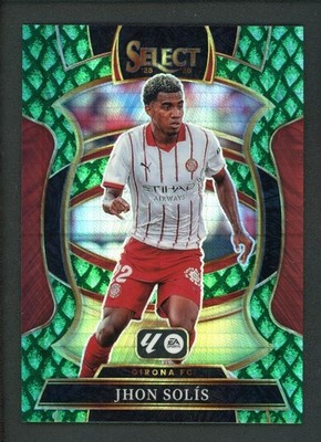 2025-26 JHON SOLIS 16/28 PANINI SELECT LA LIGA TERRACE JADE DRAGON SCALE