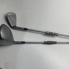 MEDICUS RH 10.5° DRIVER & 5 IRON DUAL HINGED SWING TRAINER COMBO GOLF CLUB SET
