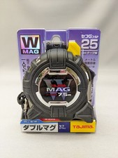 Tajima Convex Tape Measure CWM3S2575 Sef G3 Gold Double Mag 7.5m 25mm, New