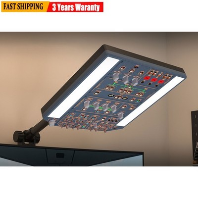 A320 Overhead Panel with IRS & Lighting Panels for Airbus PC Flight Sim Platform