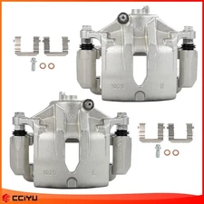 Pair Front Disc Brake Calipers w/ Bracket For 2012 - 2015 KIA SPORTAGE AWD