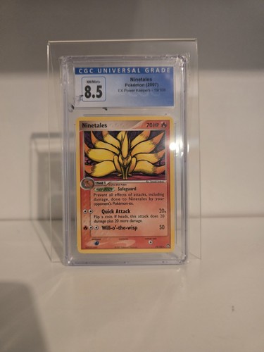 Pokémon Ninetales EX Power Keepers 2007 CGC 8.5 Graded Card 19/108