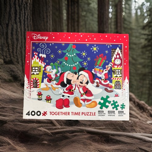 Rompecabezas Ceaco Disney Together Time Navidad 400 piezas Mickey y Minnie Mouse - Imagen 1 de 8