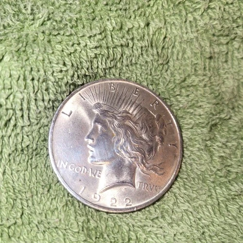 1922 Peace Silver Dollar Coin US Liberty Eagle One Dollar 90% Silver