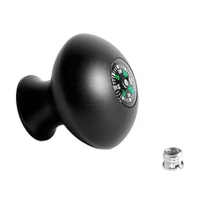 Monopod Head Grip Knob with Compass, 1/4 to 3/8 Hole for Hiking Stick Walking