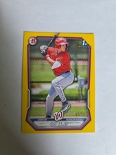 Coy James 2026 Bowman 1st Bowman Yellow Boarder /75 Nationals Prospect