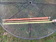 Vintage Mother of Pearl Inlay Pool Cue