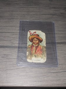 Chief lone Wolf Wild West Caramel Card