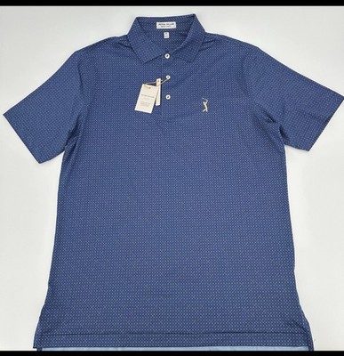 Peter Millar Polo Shirt Mens Medium THE PLAYERS Championship Golf Performance