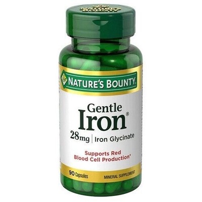 Nature's Bounty Gentle Iron, 28 mg - 90 Kapseln