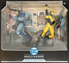DC MULTIVERSE McFARLANE BLUE BEETLE & BOSTER GOLD ACTION FIGURES SEALED 2022