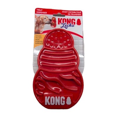 KONG Leckmatte für Leckerlis Licks Leckerli-Spender mit Rillen und Rillen groß