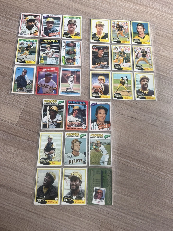 Pittsburgh Pirates Baseball Card Lot – Clemente, Stargell, Bonds, McCutchen - Image 3 of 4