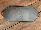 Griswold Cast Iron #8 Slant Erie Logo Shallow Griddle