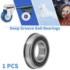 62/32NR2RS Deep Groove Ball Bearings 32x65x17mm Silver Tone Black