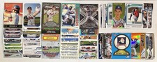 Lot Of 55 Atlanta Braves MLB Cards RC/Prizm Sanders/Acuna/Freeman/Chipper/Glavin
