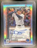 2025 Topps Chrome Update Dillon Dingler Rookie Debut Auto RC Refractor #/499