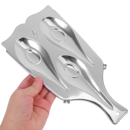 Soporte de cuchara de acero inoxidable reposacucharas para cocina 3 cavidades reposacuchara - Imagen 8 de 12