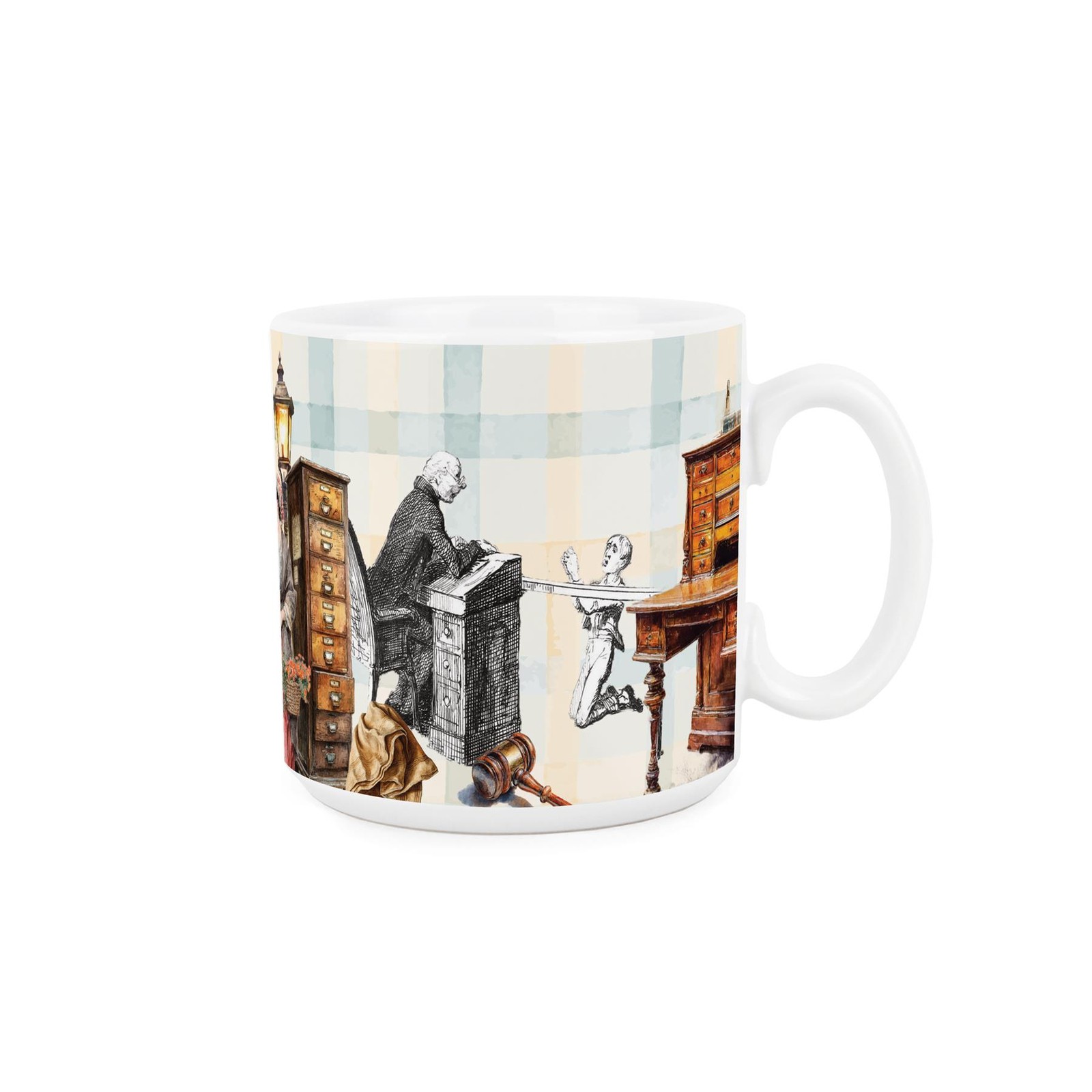 Oliver Twist Pickpockets Ceramic Mug - Novelty Book Inspired Drinkware Gift