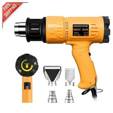 Professional 1800W Heat Gun Kit - Ideal for Crafts, PVC Shrinking, and Repairs