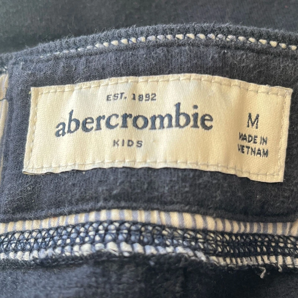 Abercromnie Kids Girls Sz M Navy Blue Sweatpants - Image 2 of 4