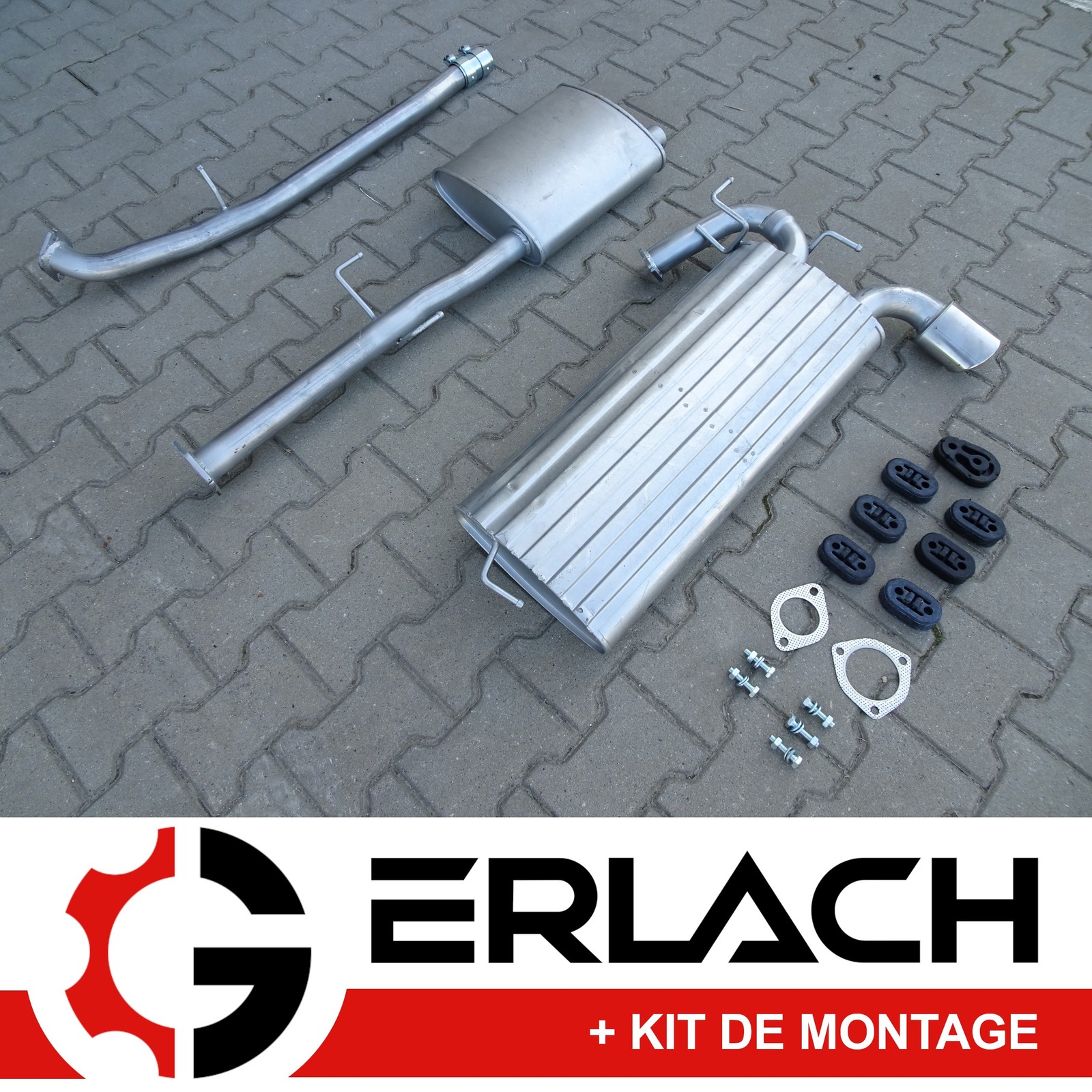 Échappement silencieux Opel Antara 2.4 anti vibration bruit métallique 5630