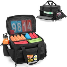 GOBUROS Cornhole Bag Holds Up to 14 Bean Bags, Cornhole Carrier Storage Bag ...