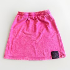 Barbie Girls Size 5T Pink Sweatshirt Knit Skirt Elastic Waist Mattel Casual