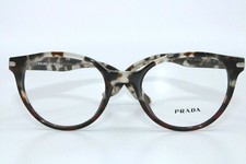 Prada PR07T U6P-1O1 Light Tortoise Eyeglasses New Authentic 50