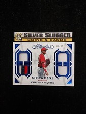 2023 Cristhian Vaquero Panini Flawless Showcase Dual Patch Blue /15 #SHO-CV Nats