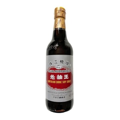 Pearl River Bridge Superior Dark Soy Sauce, Plastic Bottles, 16.9 Oz