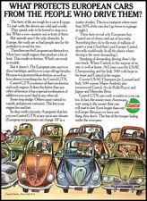 1972 Castrol GTX Motor Oil Vintage Print Ad Cartoon Traffic Jam Wall Art