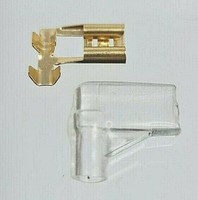 25 + 25 4,8 Winkel Kabelschuhe TüLlen KabelsteckhüLsen Flachstecker Crimp Auto