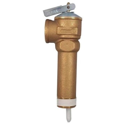 Cash Acme 3/4 T&P Relief Valve  3-1/2  Shank Pressure Relief 150 PSI NEW